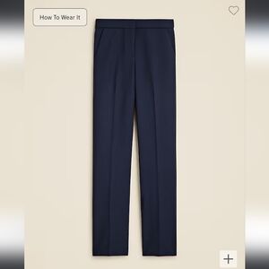 J.CREW Kate straight-leg ankle pant - Navy Size 4